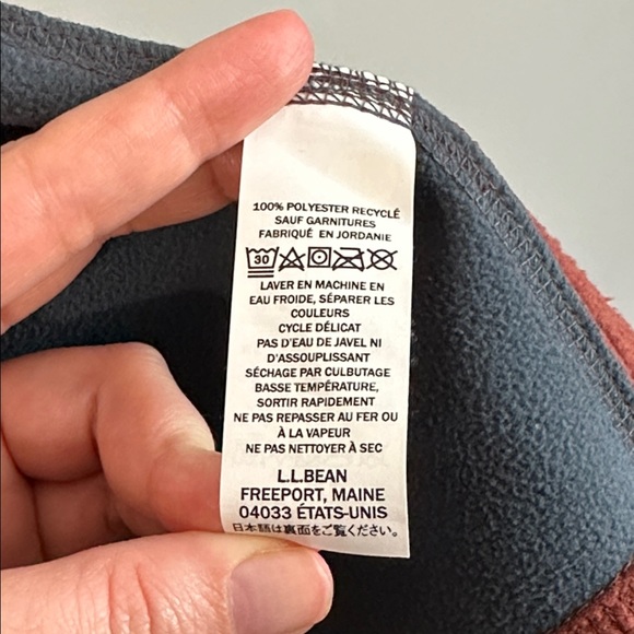 L.L. Bean Women’s Mountain Classic Windproof Fleece Jacket Size S - Picture 13 of 15